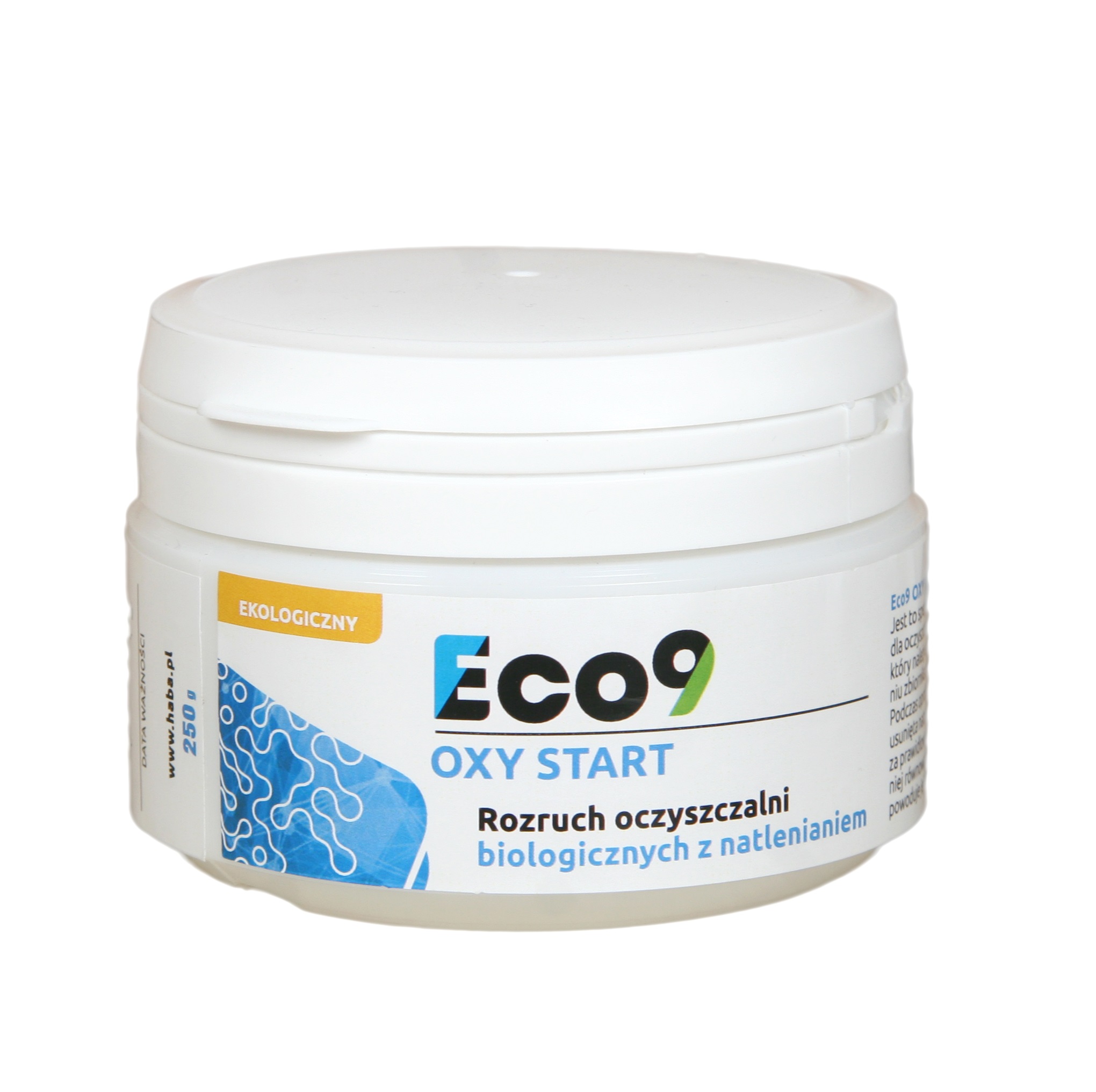 Preparat Eco9 OXY START dla Biologicznych Oczyszczalni Ścieków