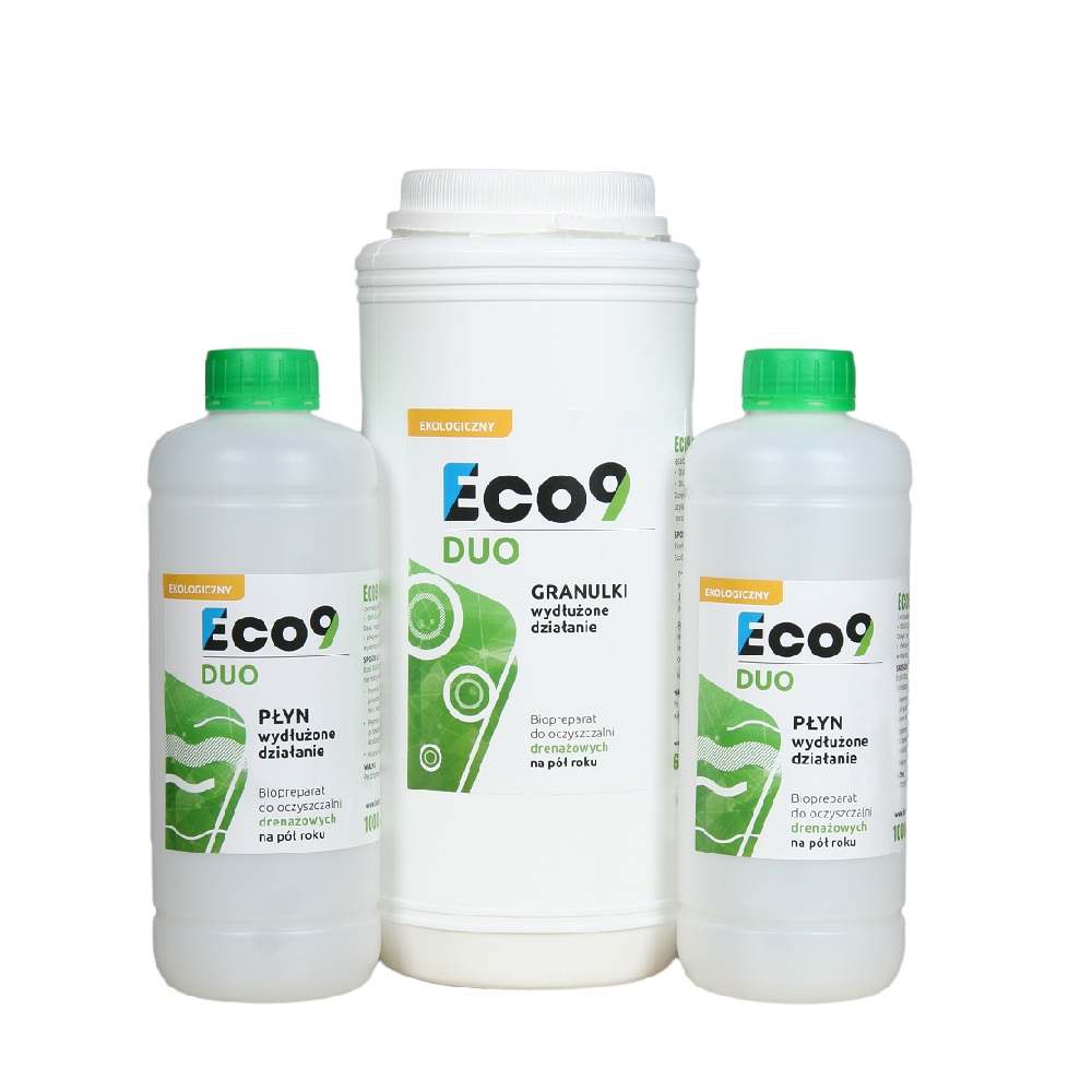 Eco9 DUO wydłużone działanie – bakterie do oczyszczalni przydomowej